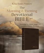 Buy Charles Spurgeon's Morning & Evening Devotional Bible Kjv (Espresso Brown Signature)