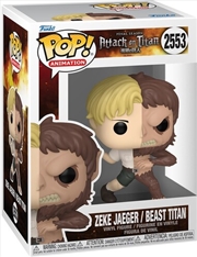 Buy Attack on Titan - Zeke Jaeger/Beast Titan Pop! Vinyl