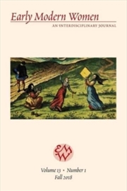 Buy Early Modern Women Journal v13.1