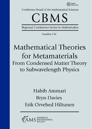 Buy Mathematical Theories For Metamaterials