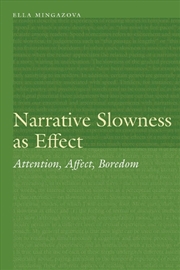 Buy Narrative Slowness As Effect