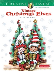 Buy Creative Haven Vintage Christmas Elves Coloring Book
