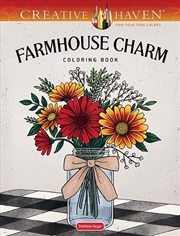 Buy Creative Haven Farmhouse Charm Coloring Book