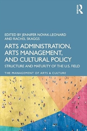 Buy Arts Administration, Arts Management, and Cultural Policy
