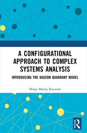 Buy A Configurational Approach to Complex Systems Analysis