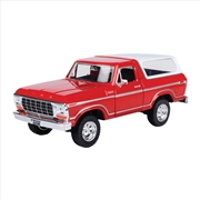 Buy Timeless Legends - 1:24 1978 Red Ford Bronco (Hard Top)