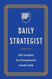 Buy Hbr Daily Strategist : 365 Insights For Exceptional Leadership