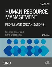 Buy Human Resource Management : People and Organisations