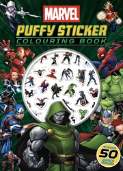 Buy Marvel: Puffy Sticker Colouring Book