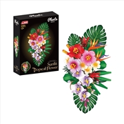 Buy JAKI - Sunlit Tropical Flower Plastic Brick Kit