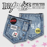 Buy Xdinary Heroes - Impulse 9th Mini Album Fans Gift Denim Pouch Ver