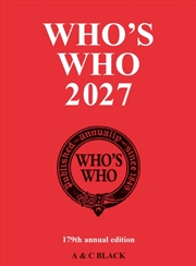 Buy Who's Who 2027