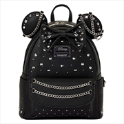 Buy Loungefly Disney - Minnie Mouse Studs & Chains Mini Backpack