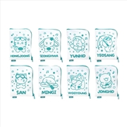 Buy Ateez - 8th Anniversary Exhibition: Blue Drift Official Md Mini Pouch (Random)