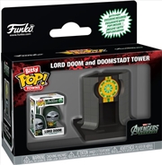 Buy Avengers: Doomsday - Lord Doom with Doomstadt Tower Bitty Pop! Town