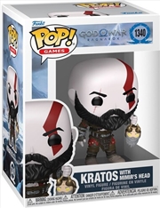 Buy God of War: Ragnarok - Kratos w/Mimir's Head Pop! Vinyl