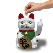 Buy Urban Attitude Cheeky Un-Lucky Cat Money Box