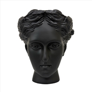 Buy Urban Attitude Venus Head Planter - Matte Black