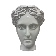Buy Urban Attitude Venus Head Planter - Matte White