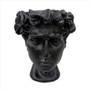Buy Urban Attitude David Head Planter - Matte Black