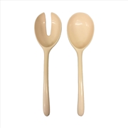 Buy Urban Attitude LILA Large Paired Servers (Spoon) - Stone Ivory