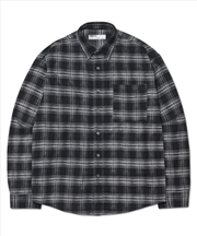 Buy Bts Suga - [Bts Suga Lima Concert Look] Nomanual Flannel Check Shirt Black - Xl