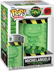 Buy TMNT - Michelangelo Ooze Canister UV Glow Pop! Vinyl