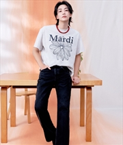 Buy Svt Jeonghan - [With Svt Jeonghan] Tshirt La Fleur (Oatmeal Black) - M