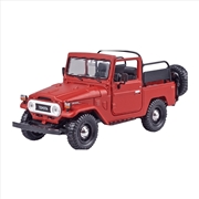 Buy Platinum Collection - 1:24 Red Toyota (Open Top) Land Cruiser