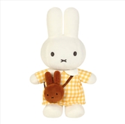 Buy Miffy Yellow Checkered Dress With Melanie Bag Plush