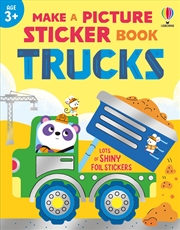 Buy Make A Picture Sticker Book Trucks