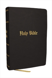 Buy Kjv Compact Large Print Bible, Red Letter, Comfort Print [Black]