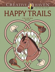 Buy Creative Haven Happy Trails Coloring Book