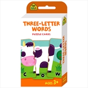 Buy School Zone Three-Letter Words Puzzle Cards