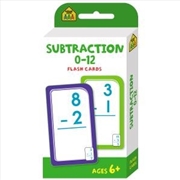 Buy School Zone Subtraction 0-12 Flash Cards