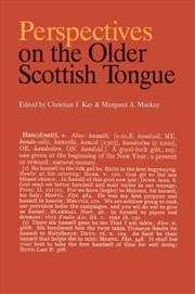 Buy Perspectives On The Older Scottish Tongue
