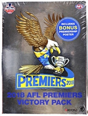 Buy AFL Premiers Victory Pack 2018 West Coast Eagle 2018 +Poster