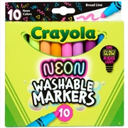 Buy Crayola Neon Washable Markers, 10 Count
