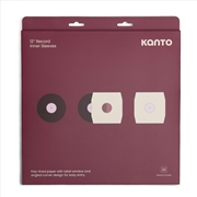 Buy Kanto TT-IS20 Poly-Lined Paper Inner Sleeves for 12" Vinyl Records — 20 Pack