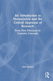 Buy An Introduction to Metascience and the Critical Appraisal of Research