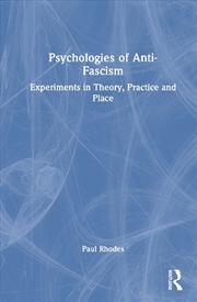Buy Psychologies of Anti-Fascism