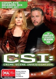 CSI: Crime Scene Investigation - Season 06 | DVD
