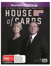 Buy House Of Cards - Season 1-3 | UV - Boxset Blu-ray