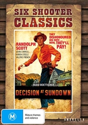 Buy Decision At Sundown Six Shooter Classics