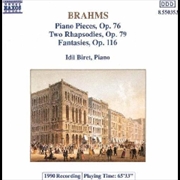 Buy Brahms Piano Pieces Op 76 Two Rhapsodies Op 79 Fantasies Op 116
