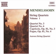Buy Mendelssohn String Quartets Vol 1