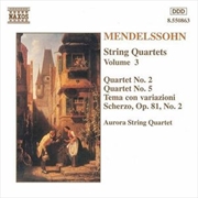 Buy Mendelssohn String Quartets Vol 3 Quartet No 2, 5