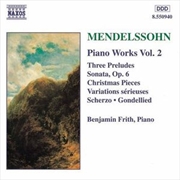 Buy Mendelssohn Piano Works Vol 2