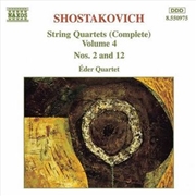 Buy Shostakovich String Quartets Vol 4 No 2 & 12