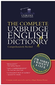 Buy The Complete Uxbridge English Dictionary